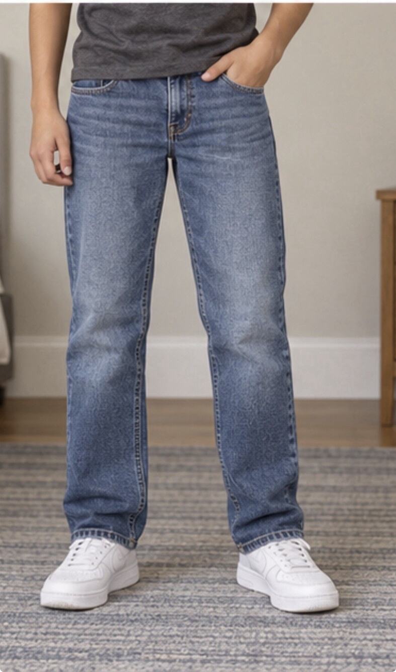 Levi’s 505 Jeans Boys 16 Regular 28x28 Blue Straight Leg Denim